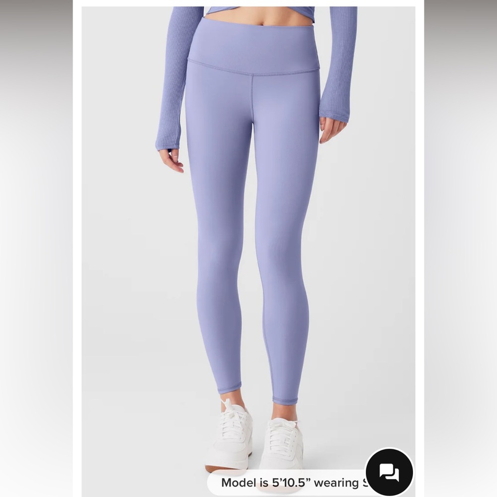 Alo Yoga Lilac Blue 7/8 High-Waist Airbrush Legging
